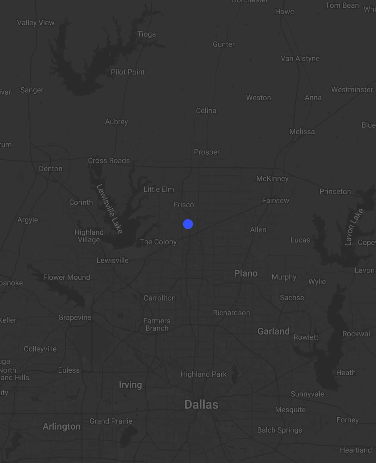 Map showing the location of our corporate headquarters