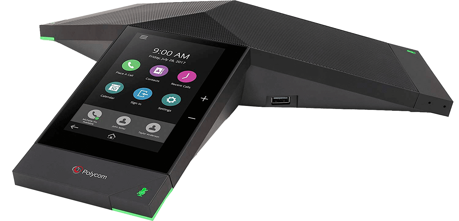 A premium conference phone for enterprise meeting rooms